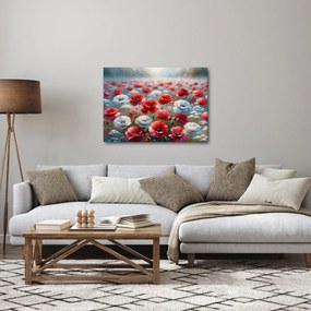 Obraz - Pole vlčích makov (70x50 cm)
