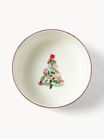 Vianočné porcelánové misky Eve, 4 ks
