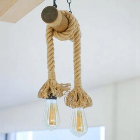 Brilagi - Luster na reťazi KOS 2xE27/60W/230V buk