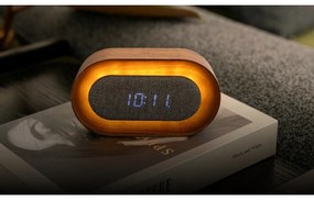 Digitálny budík Lumos Walnut – Gingko