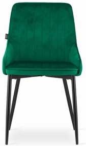 TRENDIE Zamatová stolička Berlin zelená