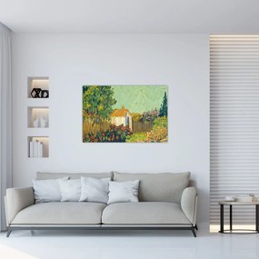 Obraz - Imitator of Vincent van Gogh, Landscape, reprodukcia (90x60 cm)