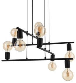 Eglo 98909 - Luster na lanku MEZZANA 8xE27/40W/230V