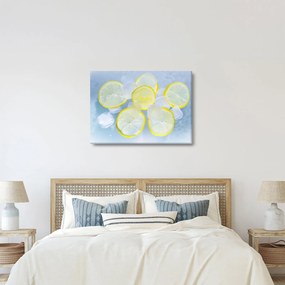 Obraz citróna v ľade (70x50 cm)