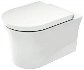 DURAVIT White Tulip závesné WC s HygieneFlush (rotačný oplach), s hlbokým splachovaním, 370 x 540 mm, biela, s povrchom HygieneGlaze, 2576092000