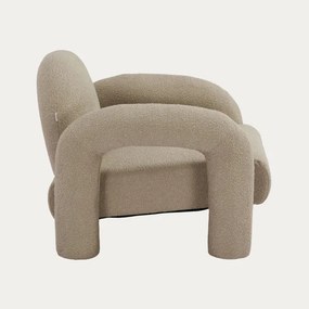 Kreslo SEDIA TEDDY BOUCLÉ béžové 778148