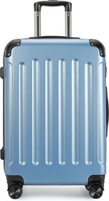 Kabínový kufor na 4 kolieskach 55x39x20cm ľadovo modrá