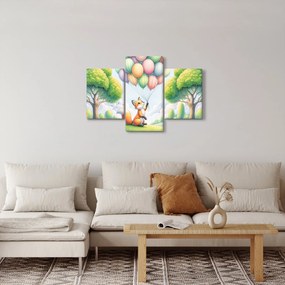 Obraz – Šťastná líška (90x60 cm)