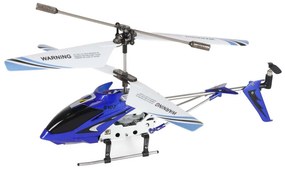 KIK RC vrtuľník SYMA S107G Metal, hliníkový, gyroskop, 3,5-kanálový, diaľkové ovládanie, modrý