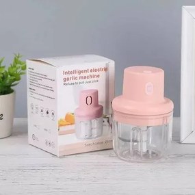 Akumulátorový elektrický sekáčik KB010 250 ml - ružový