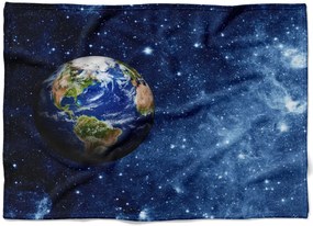 Deka Planéta Zem (Rozmer: 150 x 120 cm, Podšitie baránkom: NE)