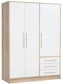 Skriňa Jupiter 145 dub sonoma/biely
