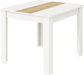 XXXLutz JEDÁLENSKÝ STÔL, biela, dub medový, 80/80/75 cm MID.YOU - Online Only jedálne - 000657060507