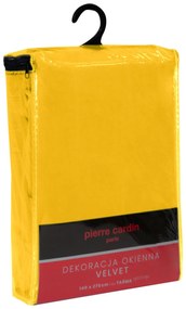 ZATEMŇOVACÍ ZÁVES NA PÁSKE PIERRE CARDIN SIBEL 140X270 CM HORČICOVÁ
