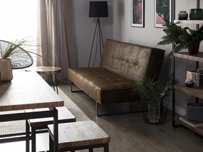 Pohovka trojsedačka Denton (hnedá). Vlastná spoľahlivá doprava až k Vám domov. 1008584