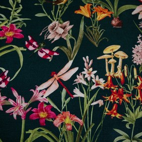 Obliečky z mikrovlákna MYSTIC GARDEN tmavo zelené Rozmer obliečky: 2 ks 70 x 90 cm | 200 x 220 cm