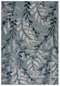Kusový koberec Plaza Willow Blue – na von aj na doma, 200x290, modrá, exteriér, Flair Rugs