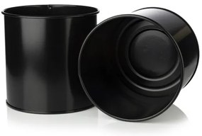 Stojan na kvety 75x17 cm čierna/zlatá