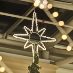 DECOLED LED svetlo na vrchole stromu, 80 x 120 cm, teplá biela