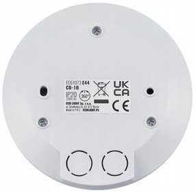 ECOLIGHT PIR pohybové čidlo nastaviteľné IP20 - 110-240V - 360 ° - biela