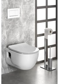 Sapho - Záchodová doska SoftClose EDITA biela