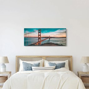 Obraz- Golden Gate, San Francisco (120x50 cm)