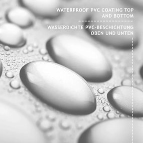 JAGO Plachta 650 g/m², hliníkové oká, biela, 3 x 6 m