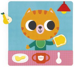 Magnetická vzdelávacia hra – denné činnosti s mačičkou