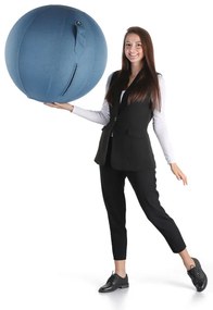 Ergonomická sedacia lopta, modrá