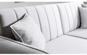 Rozkladacia dvojmiestná pohovka KITO krémová