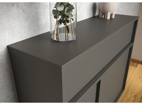 Antracitová skrinka 83x63x25 cm Ameca 2.0 – Germania