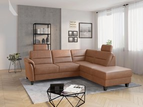 XXXLutz ROHOVÁ SEDAČKA, textil, koňaková Sit & More - Sedačky - 000144019775