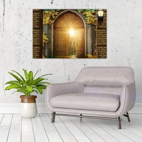 Obraz - Brána v lese (90x60 cm)