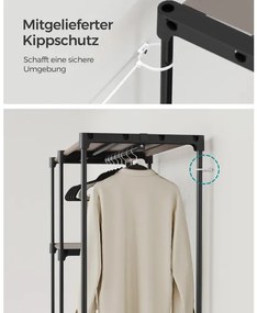 Otvorená šatníková skriňa RYG026R02