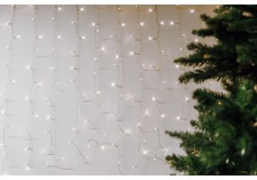 LED Vonkajší vianočný záves CURTAIN 480xLED/8,4W/230V 3x3 m IP44 studená biela