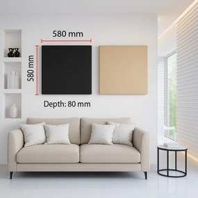 Akustický panel SILENCE 58x58 cm béžová