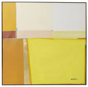 Abstract Shapes obraz žltý 113x113 cm