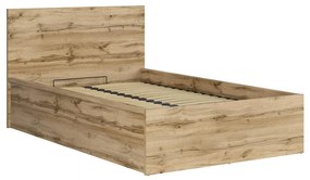 Jednolôžková posteľ 120 cm BRW Tetrix 6 (dub wotan) (s roštom) (s úl. priestorom). Vlastná spoľahlivá doprava až k Vám domov. 1098487