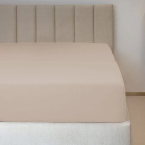 Polášek Jersey plachta s elastanom - Biela káva | 90 x 200 cm