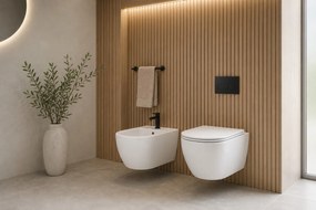 Erga Lily, závesný bidet 490x360x320 mm, biela lesklá, ERG-V03-LILY-BD-WH