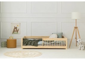 Detská posteľ z borovicového dreva v prírodnej farbe 90x200 cm Mila CPW – Adeko