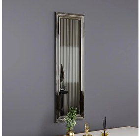 Nástenné zrkadlo BOSS 90x30 cm strieborná