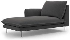 Tmavosivá leňoška Cosmopolitan Design Vienna, ľavý roh