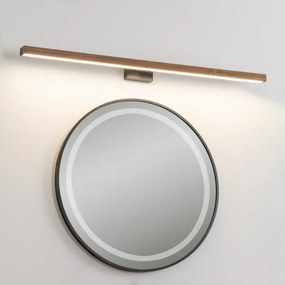 Brilagi-LED Kúpeľňové osvetlenie zrkadla WOODY MIRROR LED/15W/230V IP44 dub/čierna