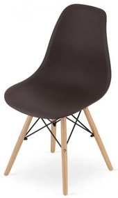 Jedálenská stolička OSAKA káva (hnedé nohy)