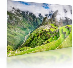 Sklenený obraz - Machu Picchu (70x50 cm)