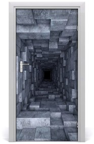 Samolepiace fototapety na dvere tunel 85x205 cm