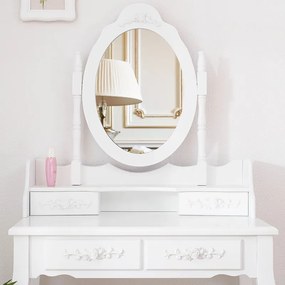 ShopJK TOALETNÝ STOLÍK   DARČEK TL01 BIELA