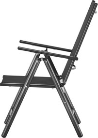 Sconto Polohovacia stolička CORDOBA 5 antracit