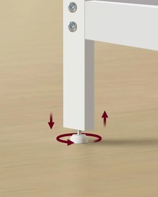 Písací stôl VASAGLE PENEE 120 cm biely